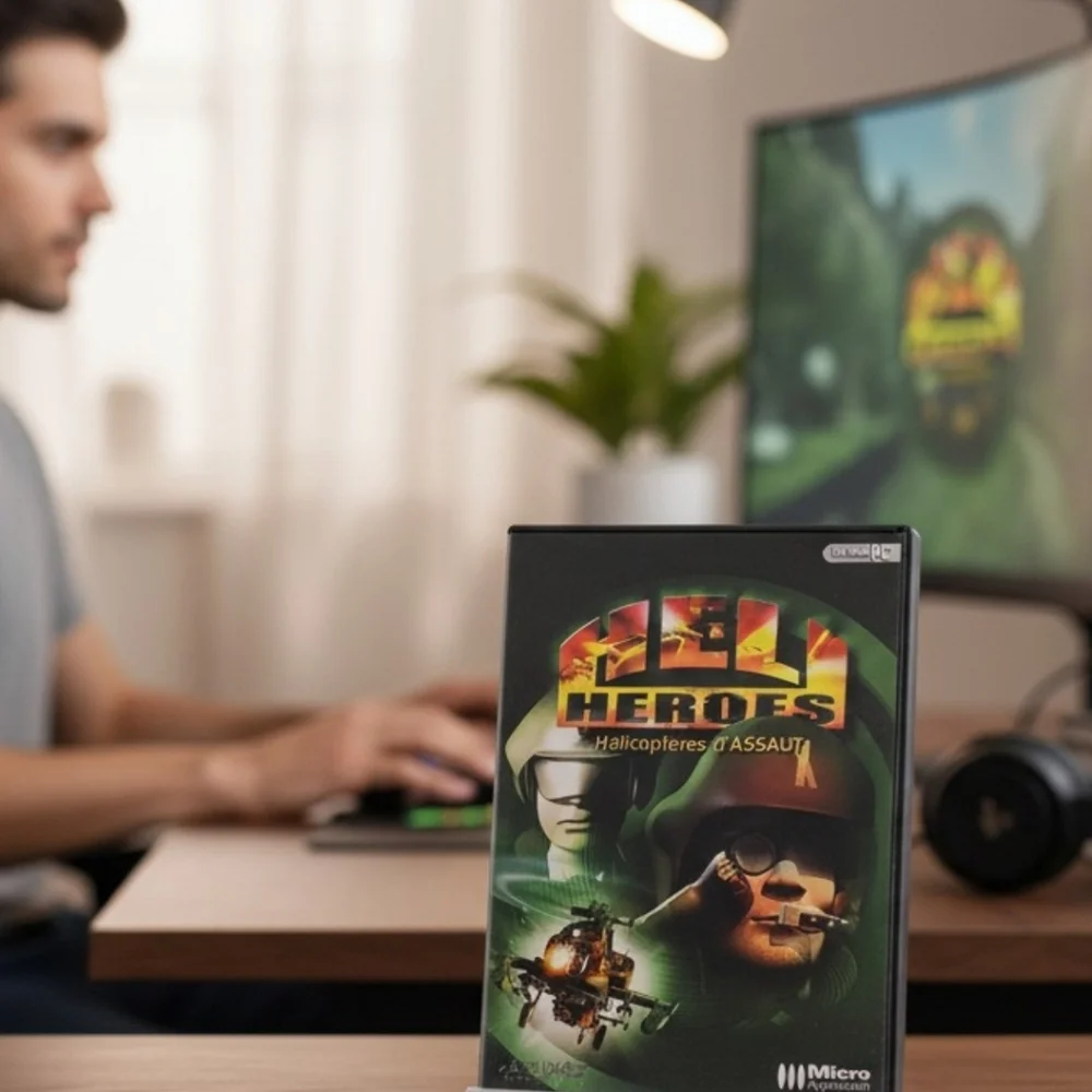 2002 Heli Heroes PC CD-ROM Arcade Style 
